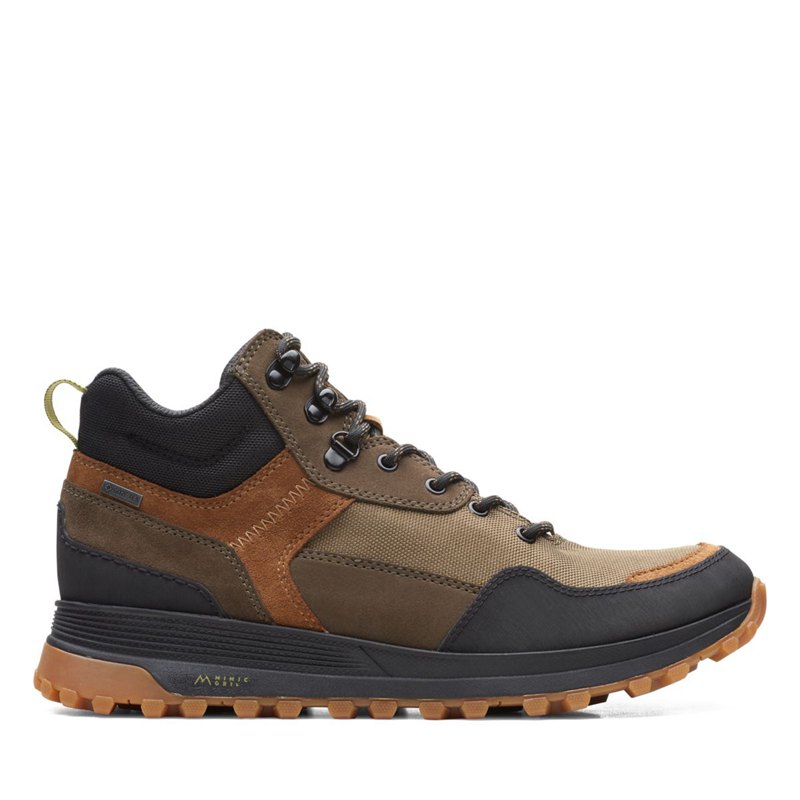 Clarks ATL Trek Hi GORE-TEX Dark Olive | 71942897