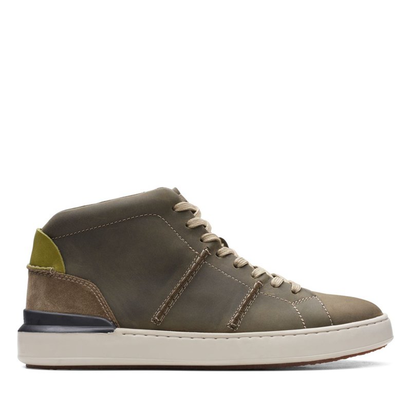 Clarks Court Lite Hi Dark Olive | 48933384