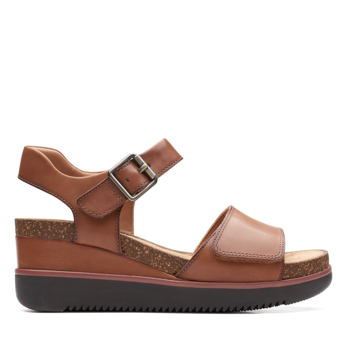 Clarks Lizby Strap Dark Brown | 12435511