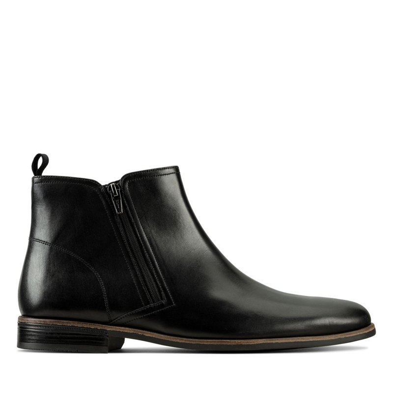 Clarks Stanford Zip Black | 86326844