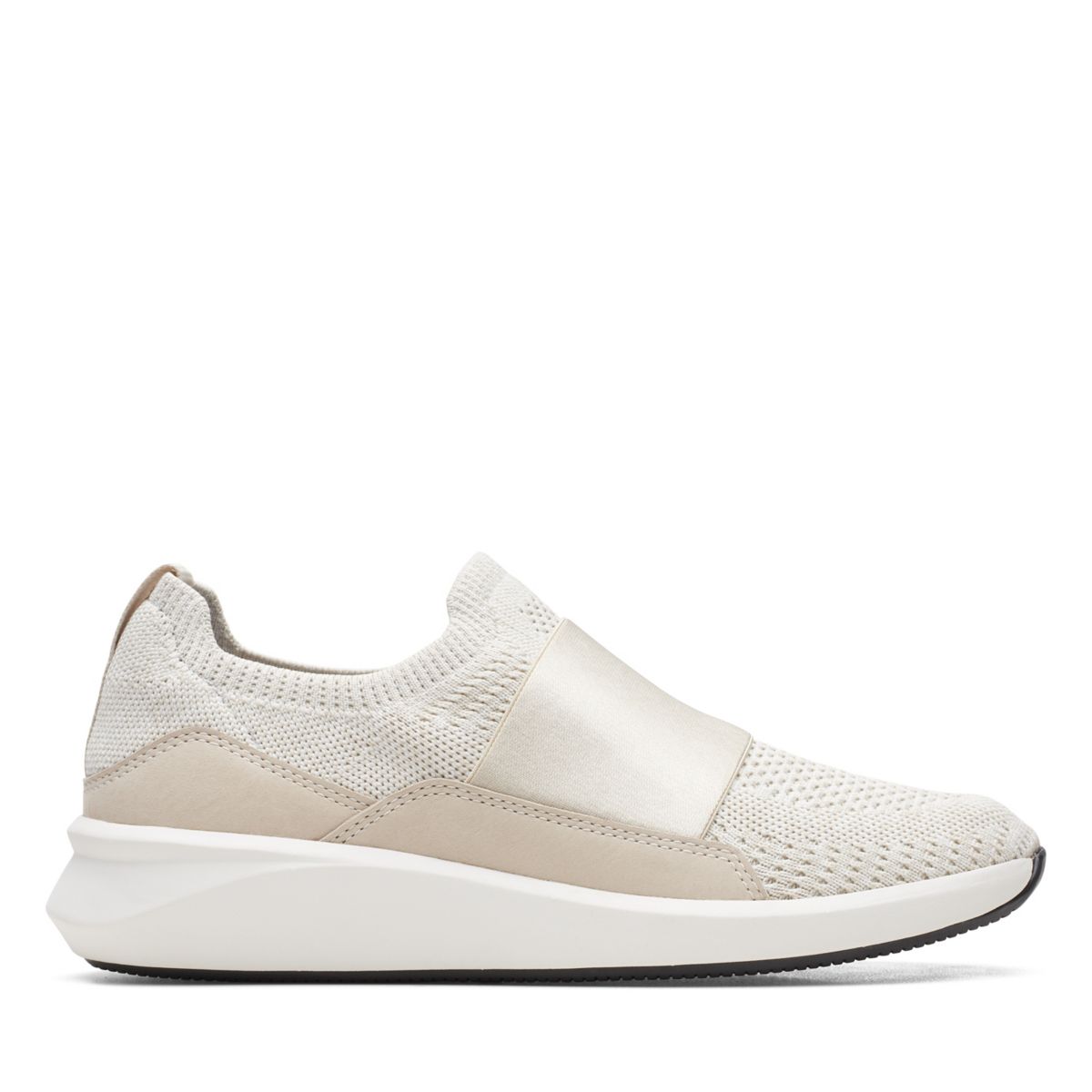 Clarks Un Rio Knit White | 61929260